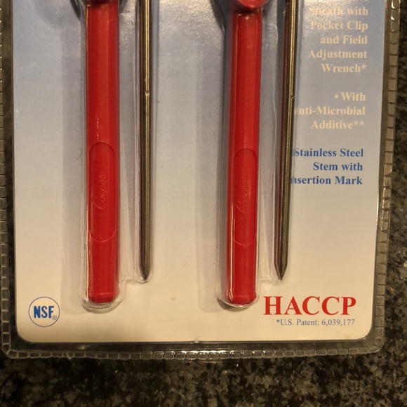 Instant Read Thermometer. Twin Pack.  Two. New in Package. - Picture 3 of 11